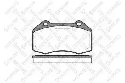 Комплект тормозных колодок, дисковый тормоз STELLOX купить